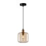 Italux Zona PND-29257A-1-BRO-AMB lampa wisząca 1x40W/E27 IP20