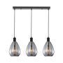 Italux Zulo PND-27812-3-BK-SG lampa wisząca 3x40W/E27 IP20