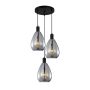 Italux Zulo PND-27812-3A-BK-SG lampa wisząca 3x40W/E27 IP20