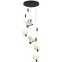 Step into Design BEE LAMP MP0090-5 black lampa wisząca 5x20W/LED 1600 lm 3000K IP20