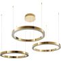 Step into Design CIRCLE 3in1 DN924-40+60+60 gold lampa wisząca 3x85W/LED 8075lm 3000K IP20