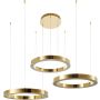 Step into Design CIRCLE 3in1 DN924-60+60+60 gold lampa wisząca 3x80W/LED 9000lm 3000K IP20