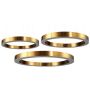 Step into Design CIRCLE 3in1 ST-8848-40+60+60 brass lampa wisząca 3x85W/LED 8075lm 3000K IP20