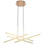 Step into Design CRISS CROSS ST-MD240406-4 gold lampa wisząca 4x48W/LED 2880lm 3000K IP20