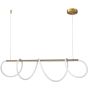 Step into Design FANTASIA ST-9282P/L1 lampa wisząca 2x35W/LED 2800lm 3000K IP20