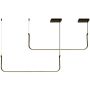 Step into Design MINIMA MP0095-2-120 lampa wisząca 2x20W/LED 1600 lm x 2 3000K IP20