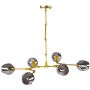 Step into Design MODERN ORCHID ST-1232-6 GOLD lampa sufitowa 6x60W/E27   IP20
