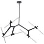 Step into Design STICKS ST-1001-10 black lampa sufitowa 10x20W/G9   IP20