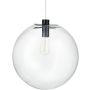 Step into Design TONDA ST-8722P-XL black lampa wisząca 1x60W/E27   IP20