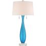 Quoizel Ocean Blue QZS-Q2314T lampka stołowa 2x60W/E27  