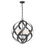 Quintiesse Blacksmith QN-BLACKSMITH-4P-OBK lampa wisząca 4x40W/E14  