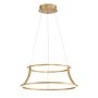 Quintiesse Cadoux QN-CADOUX-P-BG lampa wisząca 1x54W/LED 1490lm 3000K IP20