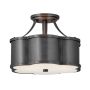Quintiesse Chance QN-CHANCE-SF-S-BLB lampa sufitowa 2x60W/E27  