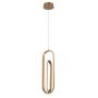 Quintiesse Demark QN-DEMARK-1P-BG lampa wisząca 1x28W/LED 1000lm 3000K IP20