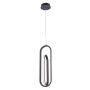 Quintiesse Demark QN-DEMARK-1P-BK lampa wisząca 1x28W/LED 1000lm 3000K IP20