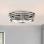 Quintessentiale Hadrian QN-HADRIAN-FS-AN-CLEAR plafon suditowy 2x40W/E27 IP44