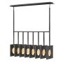 Quintessentiale Ludlow QN-LUDLOW8-GR lampa wisząca 8x60W/E27