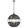 Quintiesse Maddox QN-MADDOX-P-M-BK-BK lampa wisząca 1x60W/E27 IP44