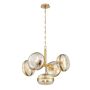 Quintiesse Nottingham QN-NOTTINGHAM-5P-AB lampa wisząca 5x40W/E27   IP20