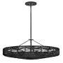 Quintiesse Ophelia QN-OPHELIA-6P-BK-BK lampa wisząca 6x40W/E14 IP20