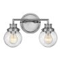 Quintiesse Poppy QN-POPPY2-PC-BATH kinkiet 2x60W/E27  IP44