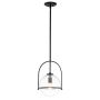 Quintiesse Somerset QN-SOMERSET-P-C-BK lampa wisząca 1x60W/E27  