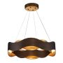 Quintiesse Vaughan QN-VAUGHAN-P-M-BRZ-GD lampa wisząca 1x80W/LED 1302M 3000K IP20
