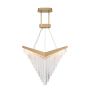 Quintiesse Vivien QN-VIVIEN-P-L-BG lampa wisząca 1x40W/LED 900lm 3000K IP20