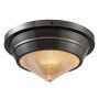 Quintiesse Willard QN-WILLARD-F-S-UBZ-PG plafon 1x60W/E14 IP20