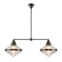 Quintiesse Willard QN-WILLARD-LP2-UBZ-PG lampa sufitowa 2x60W/E27 IP20