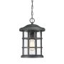 Elstead Lighting CRUSADE QZ-CRUSADE8-BLK lampa wisząca 1x60W/E27 IP44