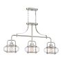 Elstead Lighting QUOIZLE QZ-TRILOGY-ISLE-BN żyrandol 3x60W/E27