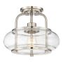 Elstead Lighting QUOIZLE QZ-TRILOGY-SFS-BN lampa sufitowa 1x60W/E27