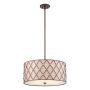 Quoizel BROWN LATTICE QZ/BROWNLATT/P/L lampa wisząca 4x100W/E27 