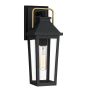 Quoizel Buckley QZ-BUCKLEY-S-MBK kinkiet 1x40W/E27 IP44