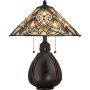 Quoizel INDIA QZ/INDIA/TL lampa stołowa 2x75W/E27 