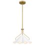 Quoizel Mejia QZ-MEJIA-1P-S-AB lampa wisząca 1x60W/E27 IP20