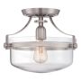 Quoizel PENN STATION QZ/PENNSTAT/F BN plafon sufitowy 1x60W/E27 