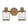 Quoizel Riggs QZ-RIGGS2-BATH-WS kinkiet 2x40W/E27  IP44