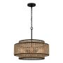 Quoizel Teton QZ-TETON-5P-MBK lampa wisząca 5x60W/E27 IP20