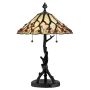 Quoizel Whispering QZ-WHISPERING-TL-VB lampka stołowa 2x60W/E27 IP20