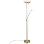 Trio ORSON R40073508 lampa podłogowa 2x31.5w/led 2700lm+450lm 3000k ip20