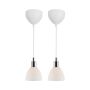 Nordlux Ray 63233033 lampa wisząca 2x40W/E14 IP20