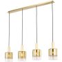 Dar Lighting Savannah SAV0435 lampa wisząca 4x40w/E27   