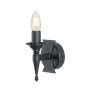 Elstead Lighting SAXON SAX1 BLK kinkiet 1x60W/E14 