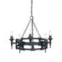 Elstead Lighting SAXON SAX5 BLK żyrandol 5x60W/E14 