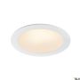SLV AKALO 83 1001264 oprawa wpuszczana 1x9W/LED 800 / 880 / 850lm 3000/4000/5700K 90º
