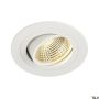 SLV NEW TRIA 1 SET 113871 oprawa wpuszczana 1x8W/LED 645lm 2700K 38º IP20