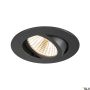SLV NEW TRIA 1007386 downlight wpuszczany 1x8.3W/LED 2700K IP20