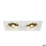 SLV NEW TRIA 2 113841 oprawa wpuszczana 2x75W/GU10/ES111 IP20